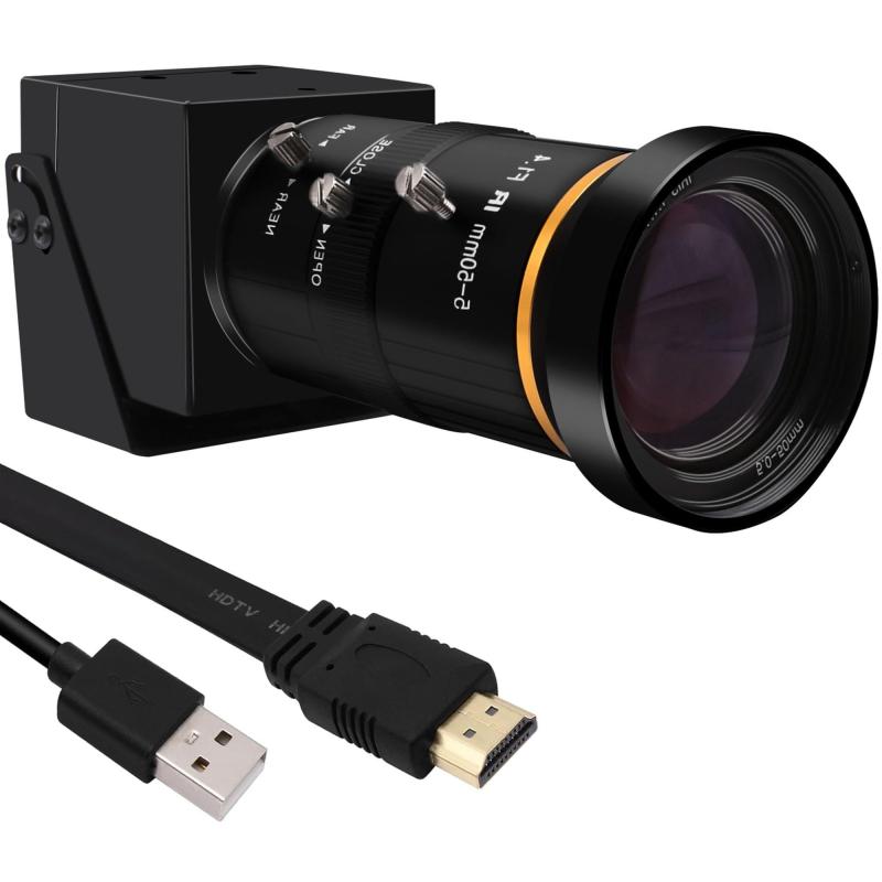 HDMI USB写真機 Rabbitroom 4K UHD 30FPS Webcam 10倍光学望遠レンズ 5-50粍マニュアルフォーカスズーム H.265 USB HDMI一斉に最終生産物 2倍デジタル望遠レンズ webカメラ マイコン パソコン ストリーミング ウェッブ