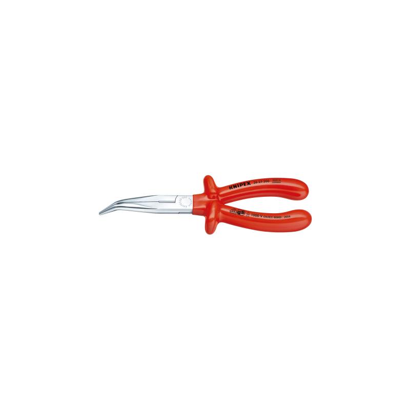 クニペックス KNIPEX 2627-200 絶縁40゜先曲ラジオペンチ 1000V