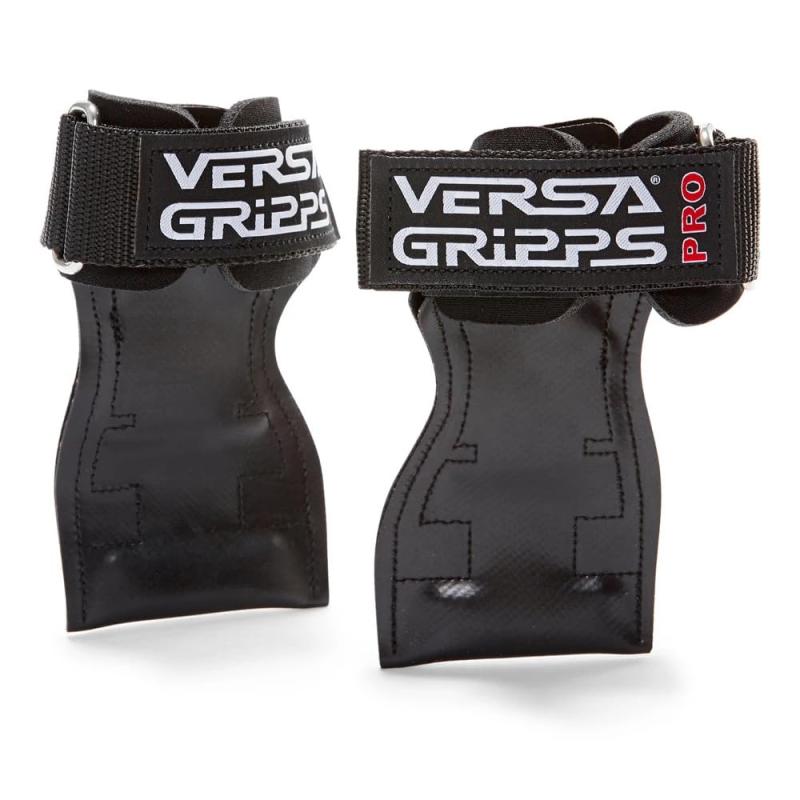 Versa Gripps PRO パワーグリップ 筋力トレーニング・リストラップ made in the USA (Black/黒, XS:12.5-15.5cm)