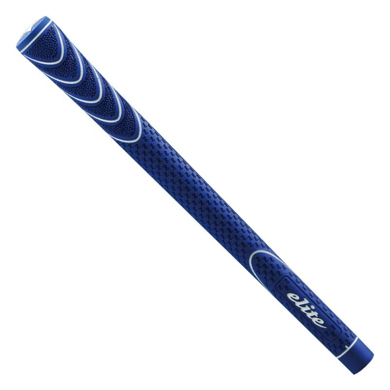 エリート手持ち部分 (elitegrips) ゴルフ用手持ち部分 スティングレースリム (STINGRAY SLIM) 青碧 うしろ側伝達ルート有  10本書き割り