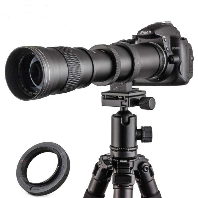JINTU 420-800粍 f/8.3遠 望遠レンズ レンズマニュアルズームレンズforキヤノン4000D 2000D X10i X10 X9i X9 X8i X7i X6i X5 X4 X3 X2 X90 X70 90D 80D 70D 60D一眼一眼レフ