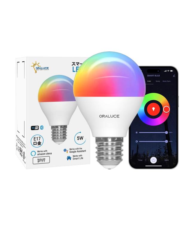 ORALUCE かっこ良い LED白熱電球 E17口金