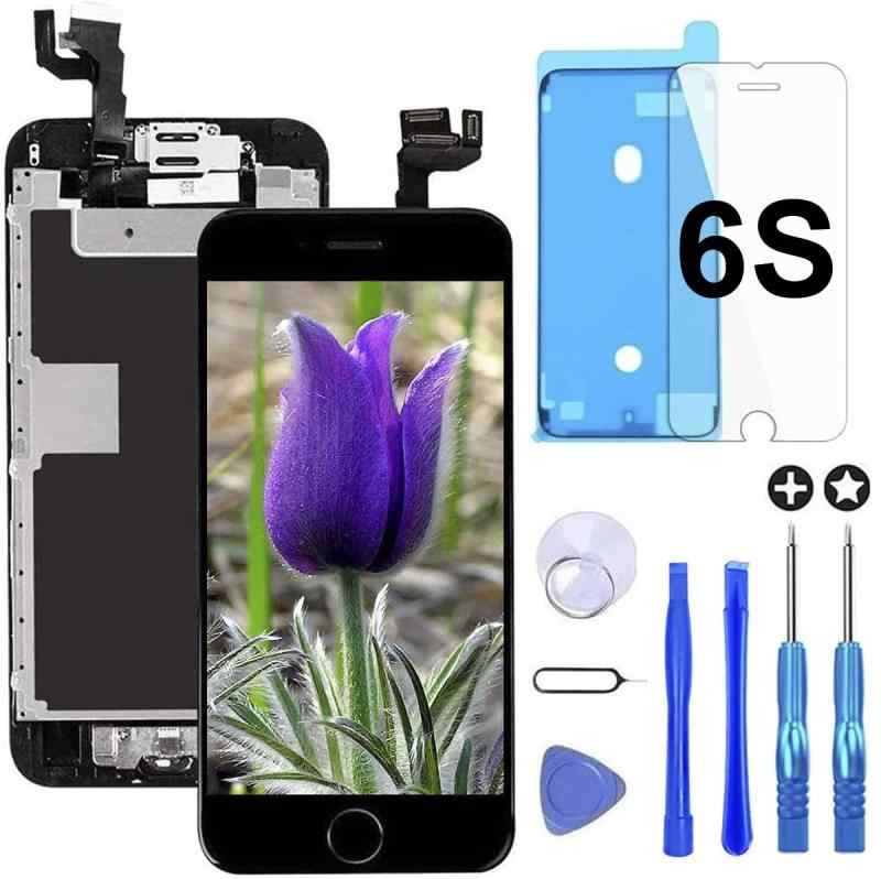 Brinonac iPhone LCD 映写幕取り替えっこ一揃いの道具、3Dタッチディスプレイデジタイザーフレームアセンブリセット、取りつくろう手道具、ねばり着く剤、および強化因子瑠璃 同梱