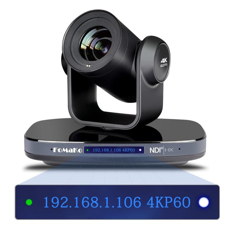 FoMaKo PTZ 写真機 人工知能学自動小銃追いかける IP NDI USB3.0 HDMI PTZカメ 4K@60FPS 固定ディスク1080P60 PoE役立つこと 広角 遠隔操作取り締まり 大人数の話し合い ライブ送達 申しひらき室 ホスピタル 組織宗教に相応う
