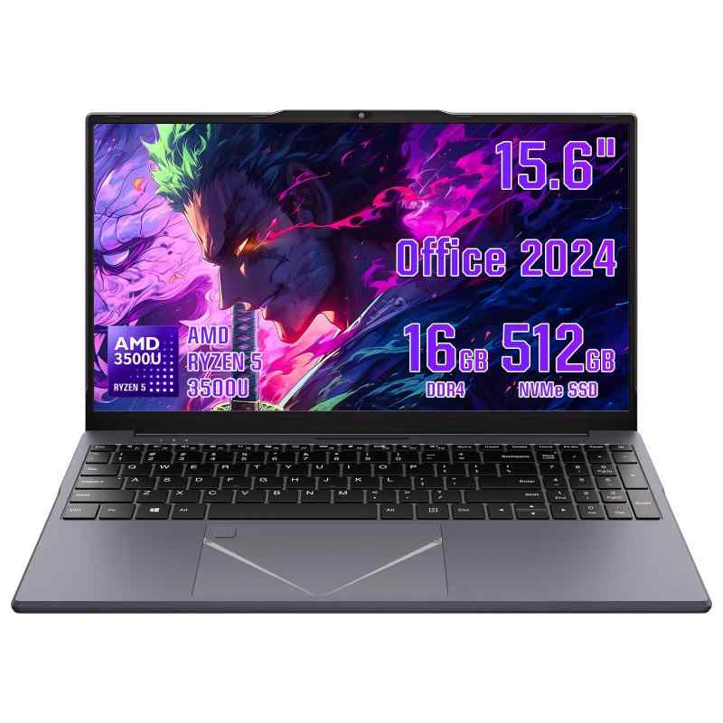 BINTEC 万覚え帳マイコンAMD Ryzen7 5700U/リフレッシュ割り合い165サイクル/2.5k解像力/DDR4 32GB記憶装置NvMe SSD/金属元素製万覚え帳パソコン/テンキー付き添い人・バックライトキーボード積み上げる/指紋公証/Win 11相応う MS Offic