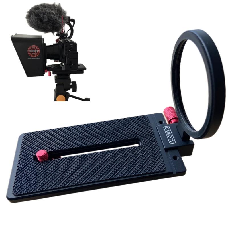 Came-TV アダプタ 52粍 輪っか スレッド こし器と水晶体用 Sony ZV-1 ZV-1F RX100M7 または Canon G7X Mark III つづき物用 Padcaster Parrot Teleprompter Desvi