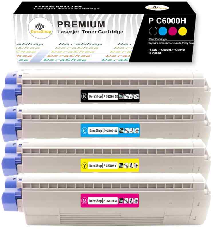 リコー Ricoh用 P C6000H 取り替えっこトナー BK/C/M/Y「4色仕掛ける大静電容量」 P C6000HBK/ P C6000HC/ P C6000HM/ P C6000HY 相応う機種：Ricoh P C6000L P C6010 IP C6020 国