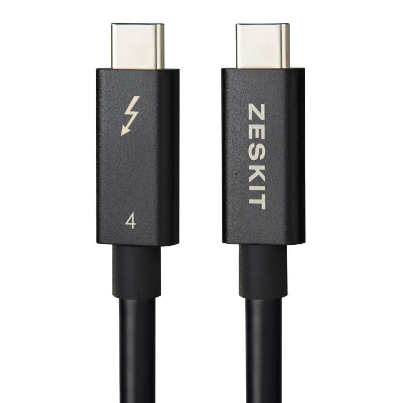 Zeskit忍びの者つづき物 (Intel証明) Thunderbolt 4有線テレビ 40Gbps 100W USB4 USB3相応う