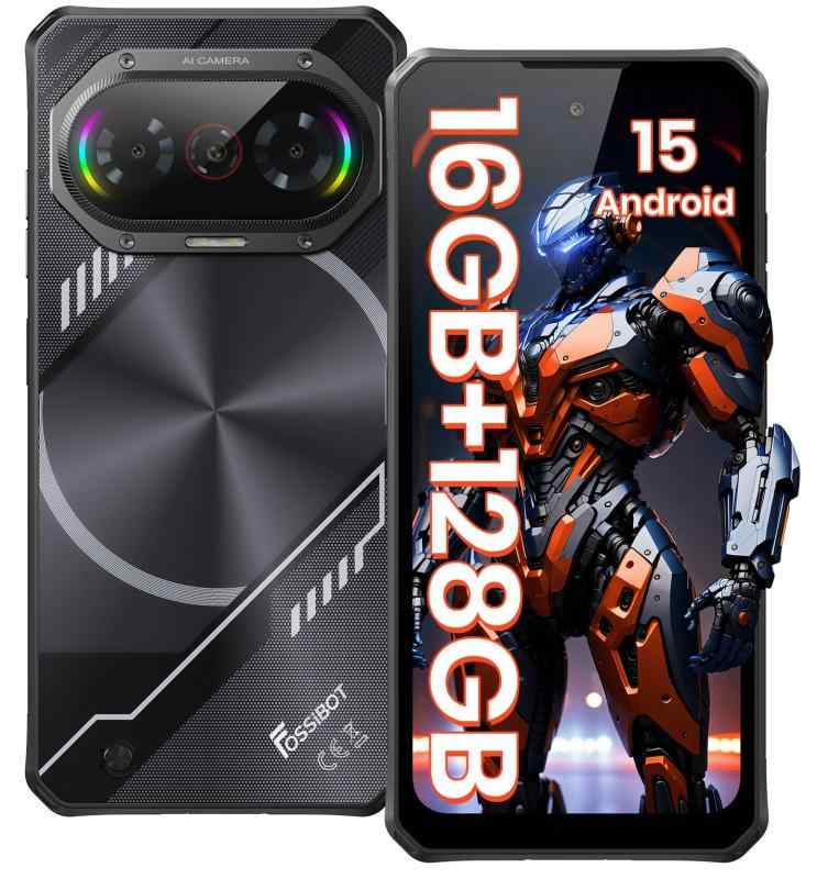 FOSSiBOT F114 SIM無償性 スマホ 本体 Android 15 スマホ 16GB ランダムアクセス記憶装置+128GB ロム 2結核症取りひろげる能力のある