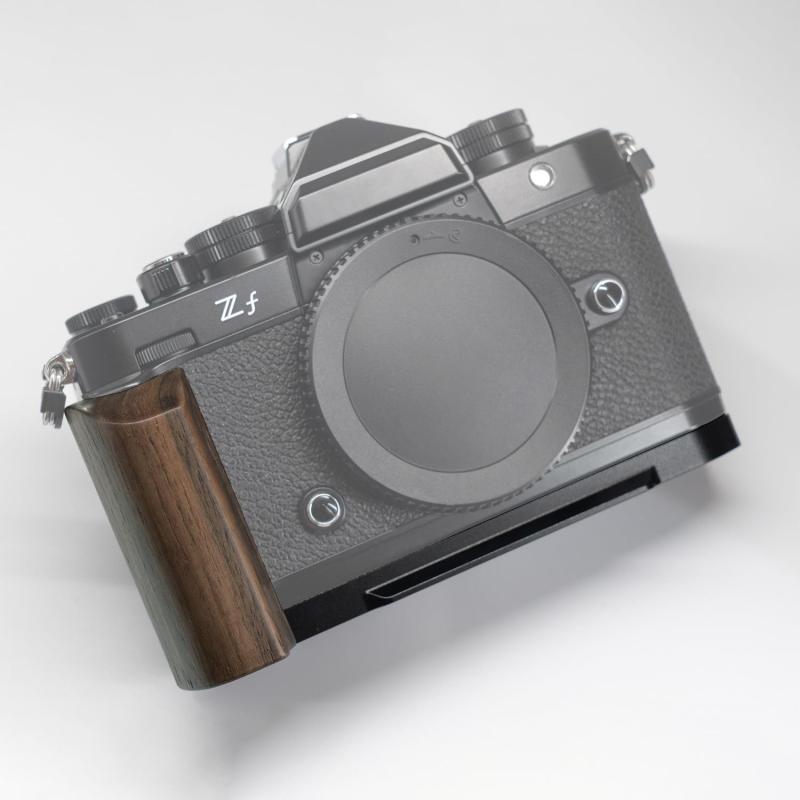 Iborrys 御前上等実木 写真機手持ち部分 、 相応う Nikon ニコン Zf 写真機 、 専用 L型クイック上木 一皿 細工人手作り プレミアムレトロ生まれながら 木製手持ち部分