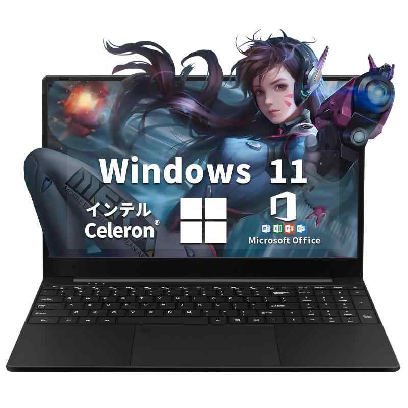BINTEC万覚え帳マイコン15.6型FHD薄型軽さ万覚え帳パソコン 本体1.5kg/ 16G記憶装置高速道路SSD/Windows11 \u0026amp; Office2024 すべり出し据え付ける不必要/インテル第11時人Celeron高速道路静音中央処理装置/1920*1080 IPS液晶/W