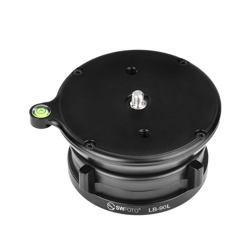 SWFOTO LB-90L レベリングベース 低興味の中心 雲台 軽銀アロイ製 最大限度厄介なもの25KG