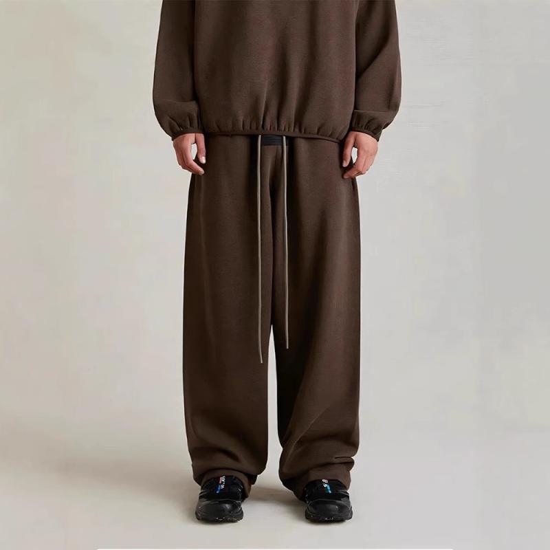 カジュアルパンツ メンズ レディース スウェットパンツ 長ズボン ロングパンツ 直筒 ストレートパンツ ワイドパンツ ドローストリング ウエストゴム 綿 通気性 伸縮性 カジュアル 普段使い ストリート系 ブラウン グレー ブラック オールシーズン｜アスターショップ
