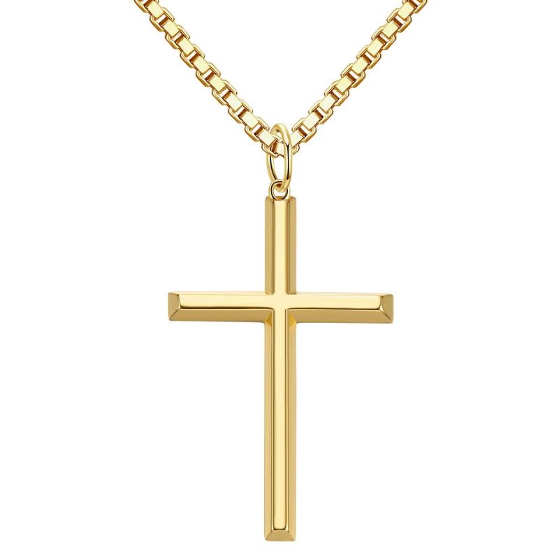 [Gemlanto] シルバー925 クロス ペンダント ネックレス メンズ ネックレス 金属アレルギー対応 ラッピング済み 誕生日 クリスマス プレゼント ギフト シンプル お洒落 人気｜アスターショップ