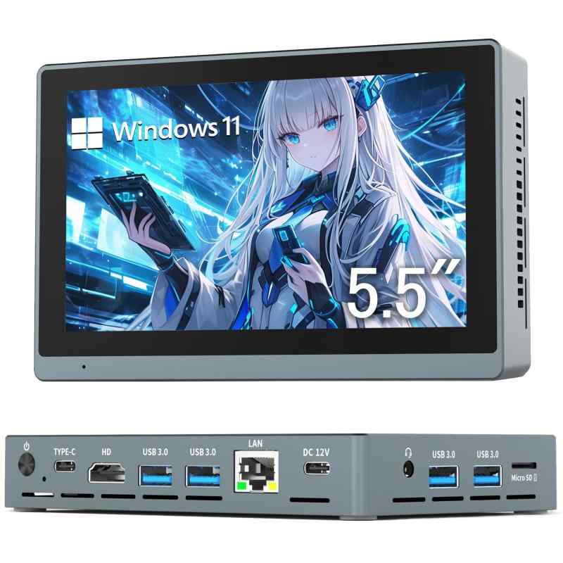 HigolePC ミニPC N5095 Mini PC 16GB RAM 256GB ROM Windows 11 ミニパソコン 1×フル機能Type-C 1×HDポート 1×ギガビット有線LAN 4×USB3.0 高速Wi-Fi 小型PC 省電力 軽量|アスターショップ