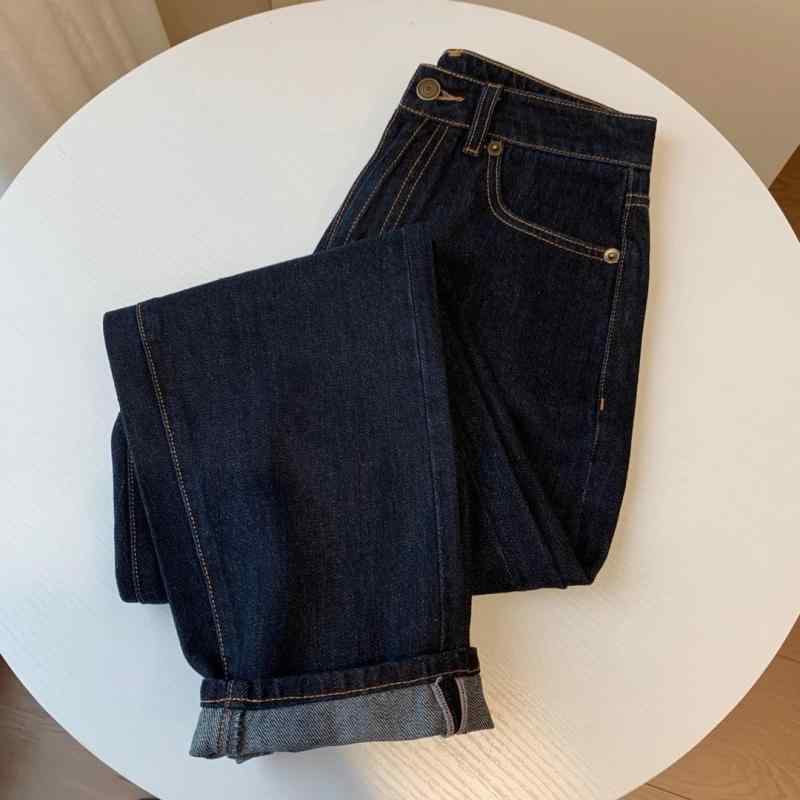レディース 牛仔パンツ ハーレム コーン 形 赤耳 復古 デニム 長ズボン 高腰 水洗 加工 綿 粘性繊維 混合 90-95% ゆったり シルエット 日韓 スタイル カジュアル 日常使い 春季 早春 細身 効果 軽量 伸縮性 デニム素材 ハイウエスト ワ｜アスターショップ