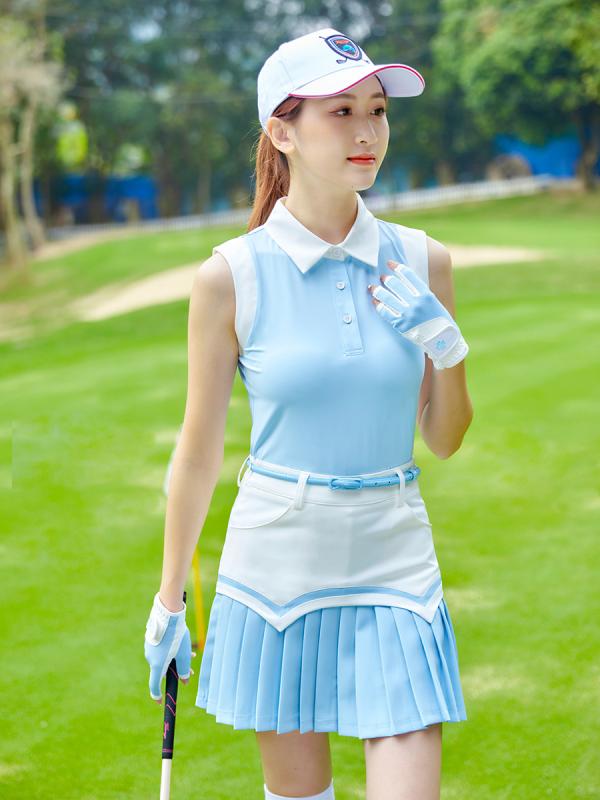 ゴルフ スカート レディース 春夏 秋 百褶 スカート 短スカート 運動 スカート 化繊混紡 ・届? ポリエステル ピンク 天藍 スポーツ トレンド ゴルフ シューティング 球技|アスターショップ