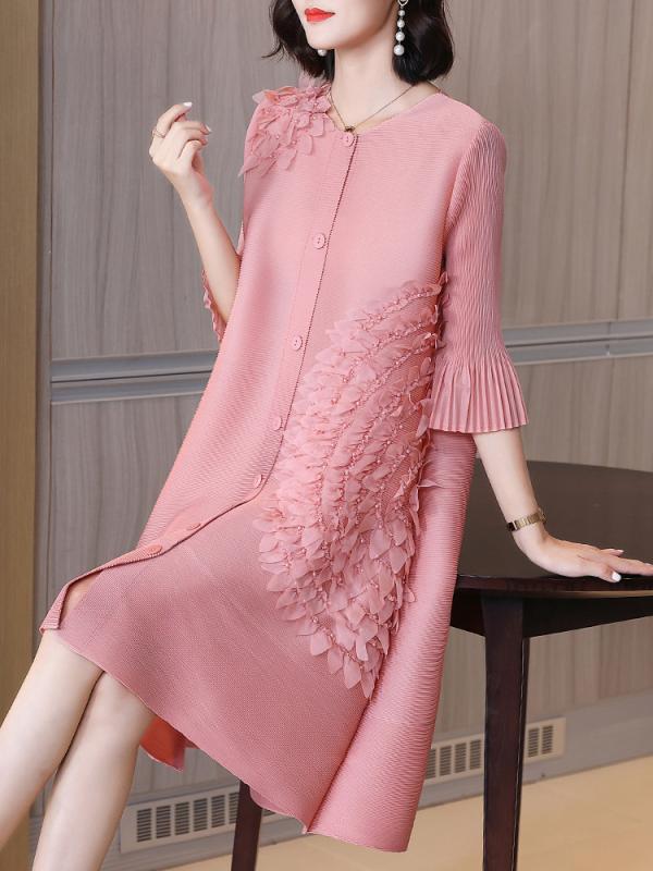 ワンピース レディース 秋服 膝丈 シャツワンピース 秋物 きれいめ 上品 痩せ見え ギャザー ゆったり 体型カバー 大きいサイズ 長袖 Aライン｜アスターショップ