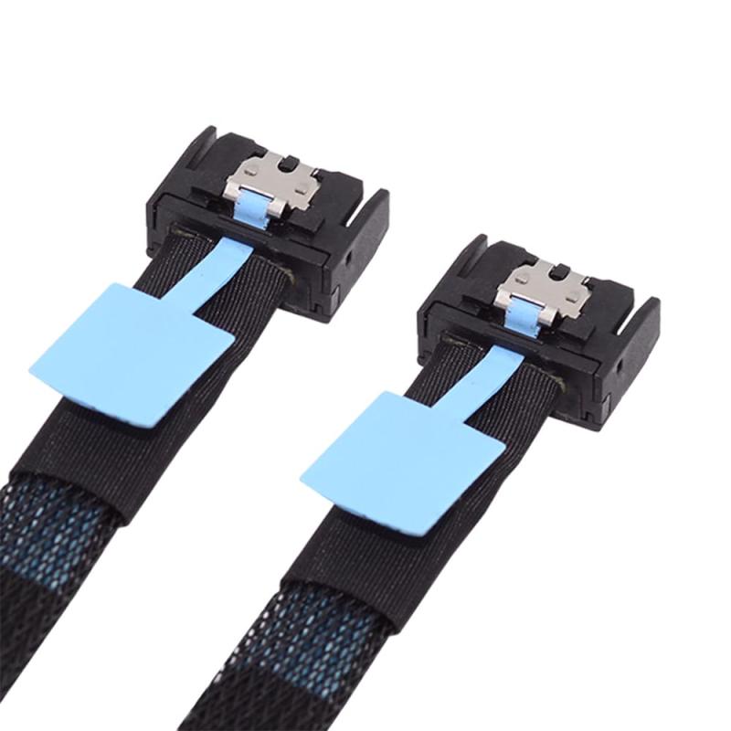 NFHK PCI-E 5.0 ミニクールエッジ IO MCIO STR PCI-E スリムライン SAS 8i 74Pin オス - MCIO 74Pin オス延長ケーブル｜アスターショップ