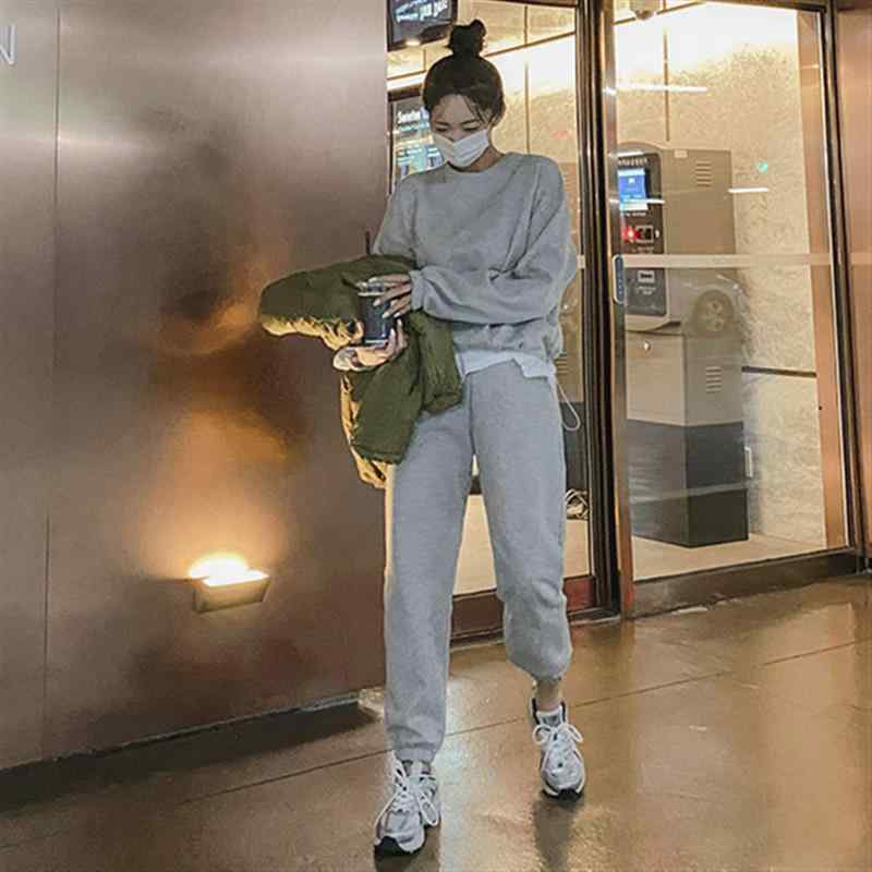 セットアップ レディース スウェット トレーナー 長袖 パンツ ロングパンツ 上下セット 2点セット 裏起毛 フードなし プルオーバー 部屋着 ルームウェア 運動着 スポーツウェア 秋冬 カジュアル シンプル 伸縮性 普段使い｜アスターショップ