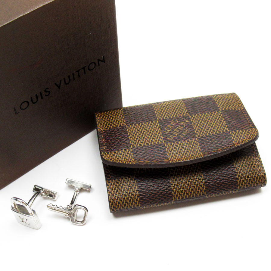 楽天市場】ルイヴィトン カフス メンズ カフリンクス LV