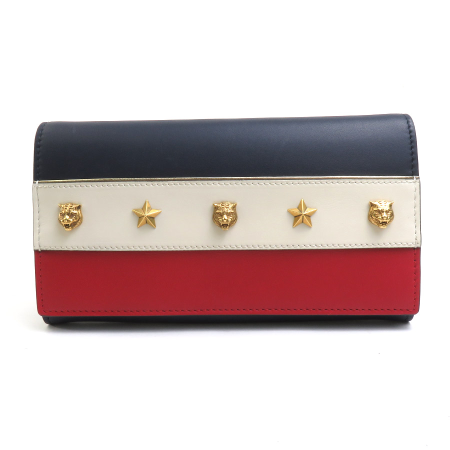 楽天市場】【財布】GUCCI グッチ GGキャンバス シェリーライン 2つ折長