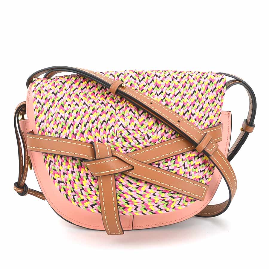 LOEWE直営アウトレット店★ブレスレットポーチ プリーツナパラム ブレスレット ポーチ（プリーツナパラム） ブラック - LOEWE