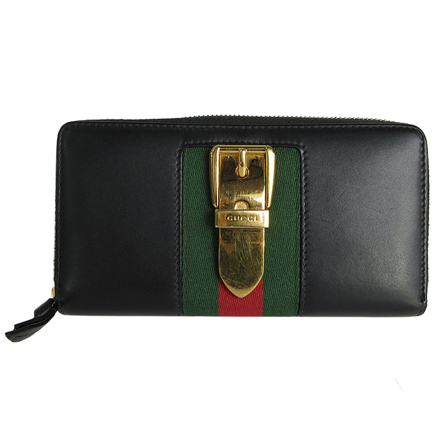 GUCCI長財布美品 楽天市場】グッチ GUCCI 長財布 レザー ゴールド レディース