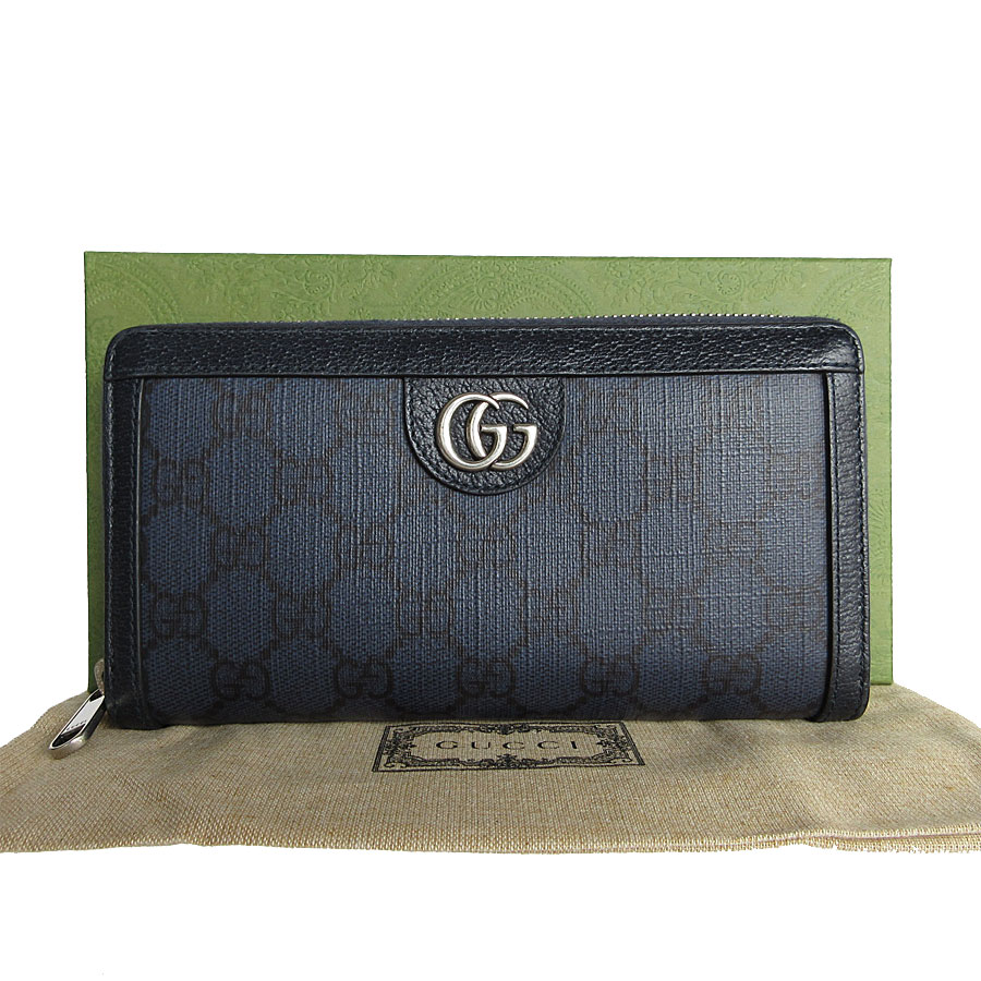 新品同様‼️グッチ　GUCCI 財布　長財布　GGキャンバス ラウンドファスナー GGキャンバス グッチ 財布 GUCCI ラウンドファスナー長財布