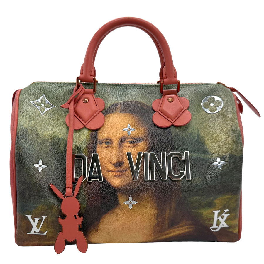 【楽天市場】ルイ ヴィトン LOUIS VUITTON ボストンバッグ ハンドバッグ マスターズコレクション スピーディ30 モナ リザ
