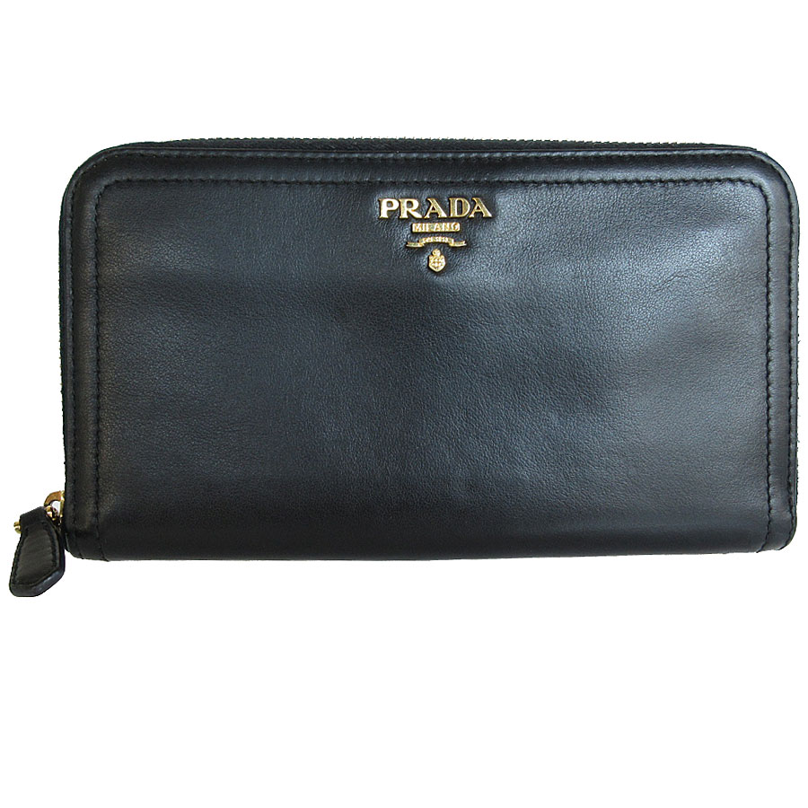 未使用保管　PRADA プラダ　付属品　長財布　ナイロン　レザー　箱　黒　ロング 未使用保管 PRADA プラダ 付属品 長財布 ナイロン レザー 箱 黒 ロング