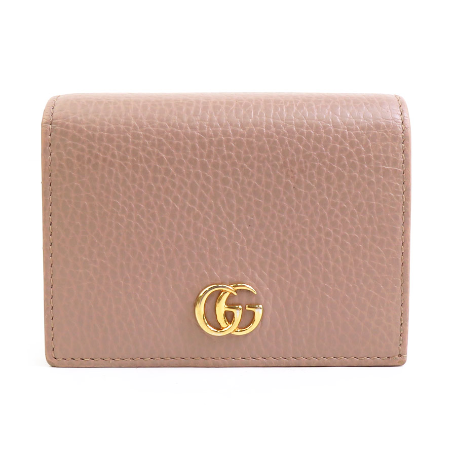 【専用】GUCCI GGマーモント パイソン　コンパクトウォレット　2つ折り財布 h29603f.jpg