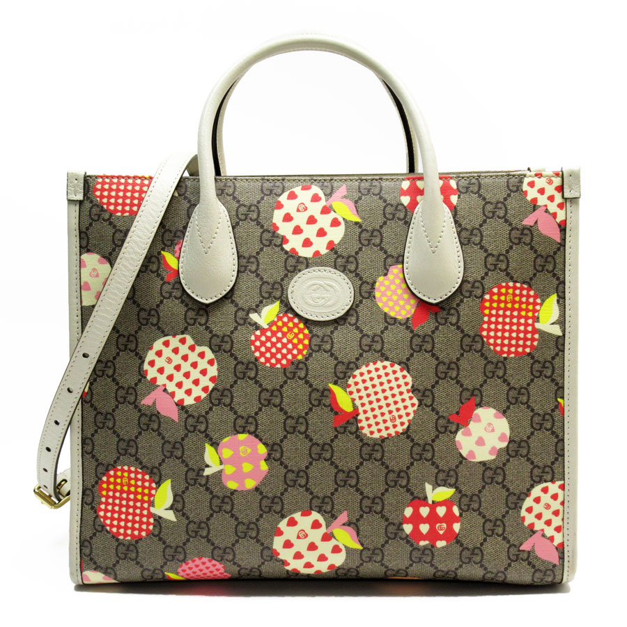 楽天市場】グッチ GUCCI ハンドバッグ GGキャンバス/レザー