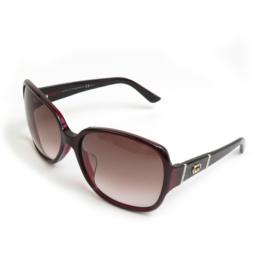 【専用ケース付】グッチ GG0092S グッチシマ インターロッキングサングラス GUCCI - ◇GUCCI グッチ◇GGロゴ インターロッキング サングラス