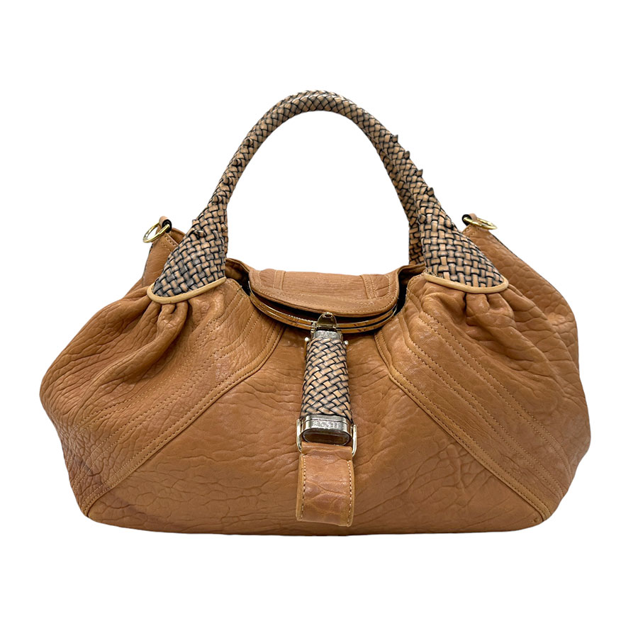 【楽天市場】フェンディ FENDI ハンドバッグ スパイバッグ レザー ブラウン レディース 8BR511-VTT 送料無料【中古