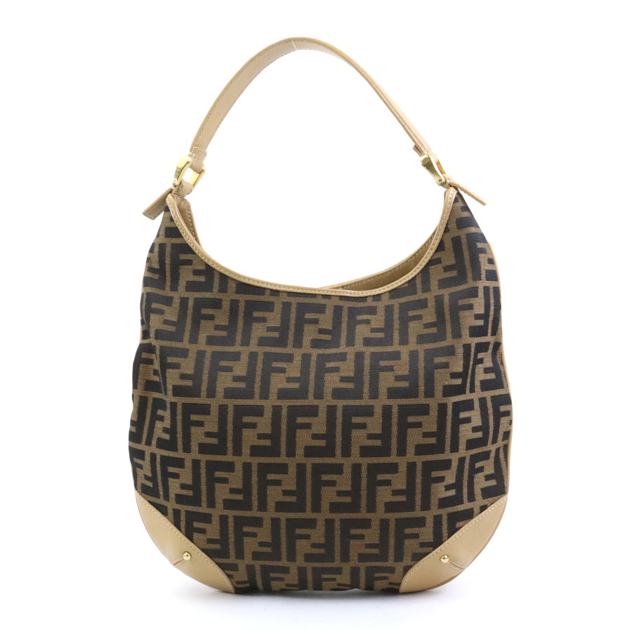 FENDI ハンドバッグ　ショルダーバッグ　FF ロゴ　ペカン　ズッカ　レザー 楽天市場】フェンディ FENDI ハンドバッグ ショルダーバッグ