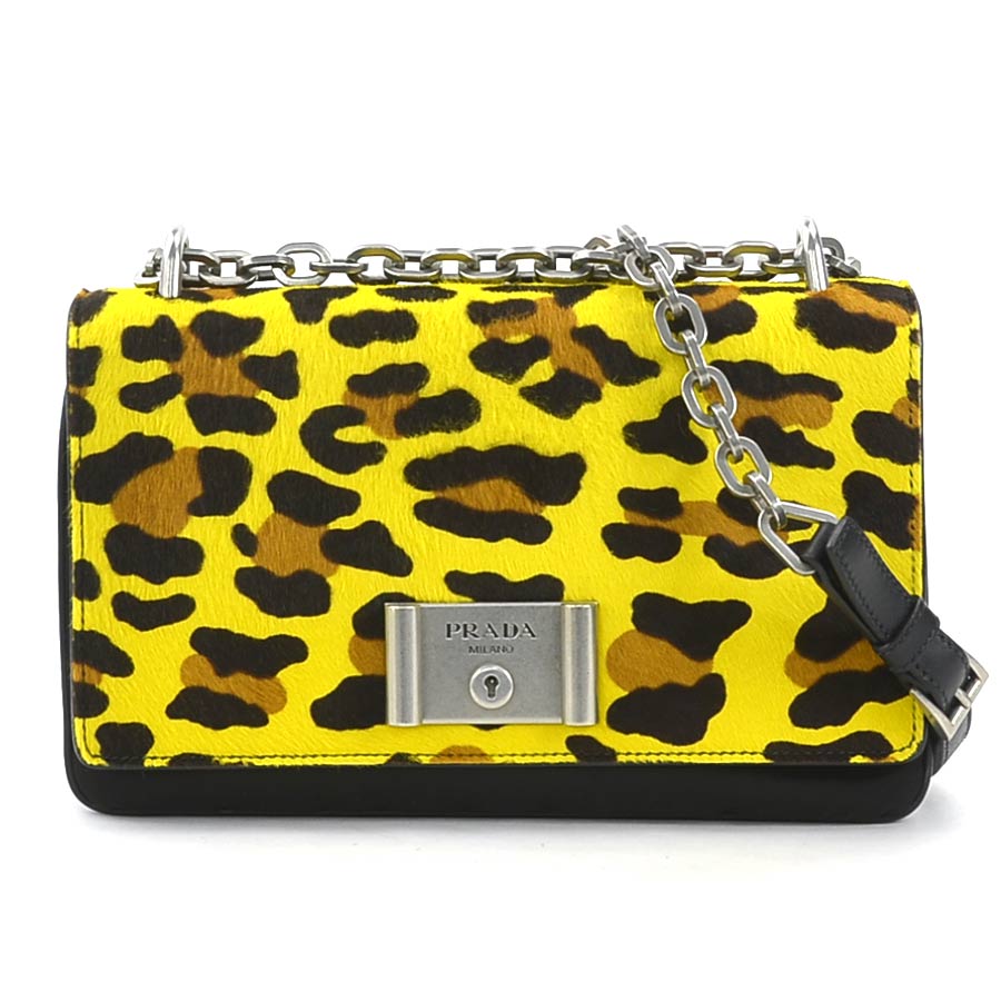 楽天市場】【バッグ】PRADA プラダ レオパード ヒョウ柄 トート
