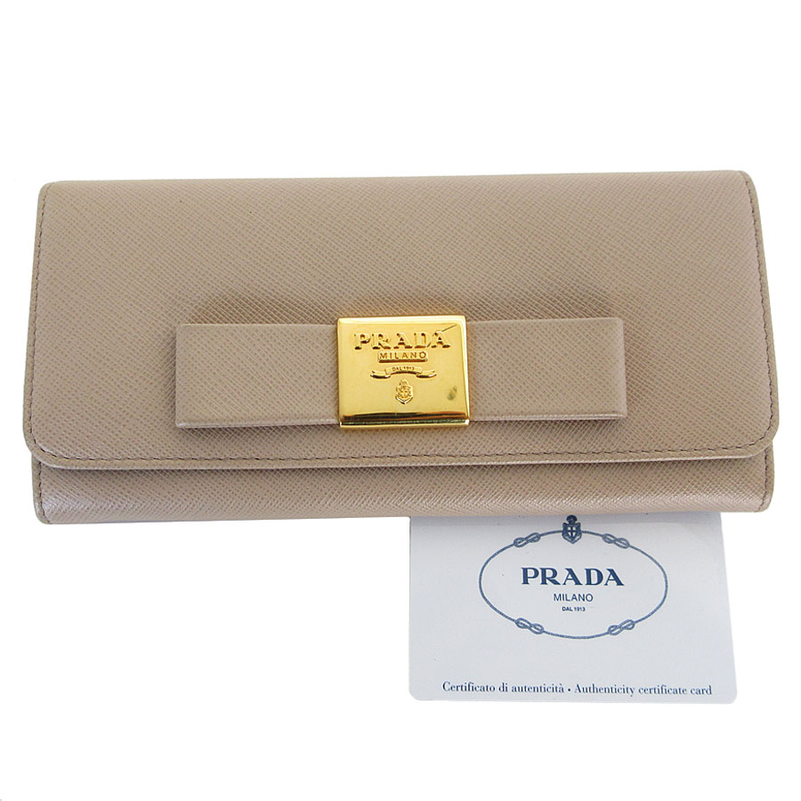 プラダ 二つ折り長財布 レザー 楽天市場】プラダ PRADA 二つ折り長財布 レザー パープル ユニ