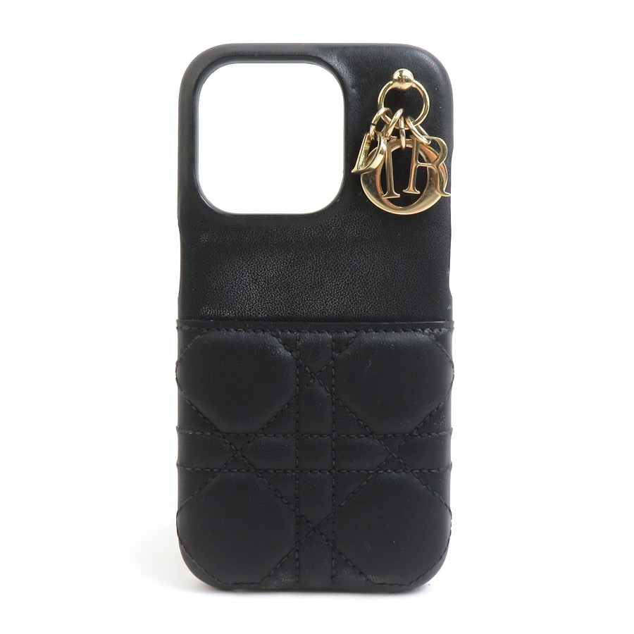 【極美品】LadyDior iPhone15 ケース カナージュ ラムスキン DIOR | 【日本限定】Dioramour Lady Dior iPhone 15 Pro Max