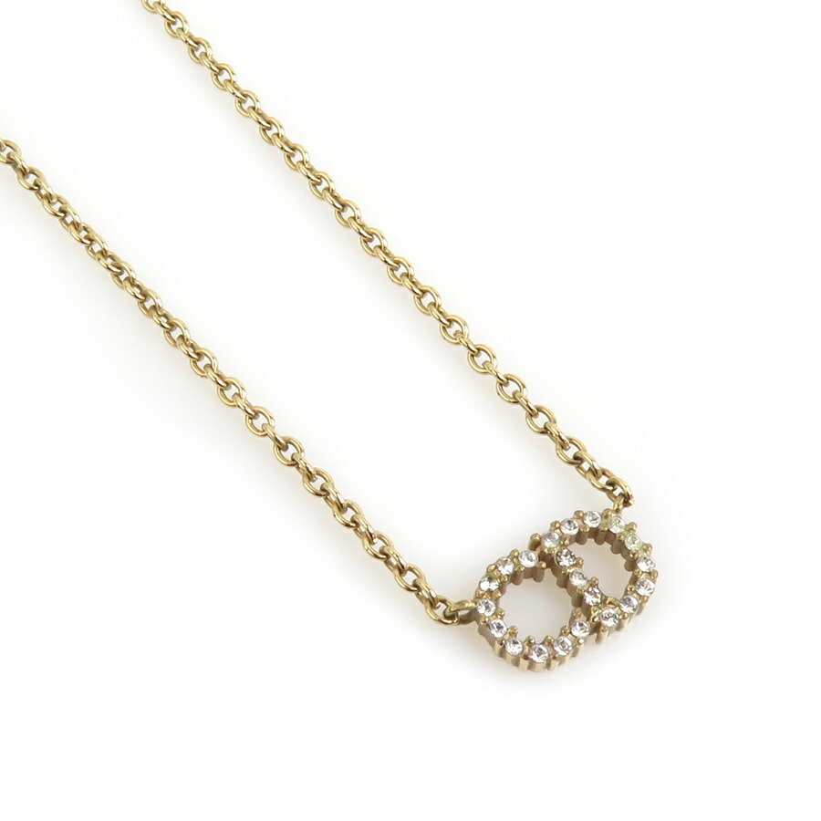 美品★クリスチャンディオール Christian Dior ネックレス ゴールド 楽天市場】【中古】Christian Dior クリスチャン ディオール