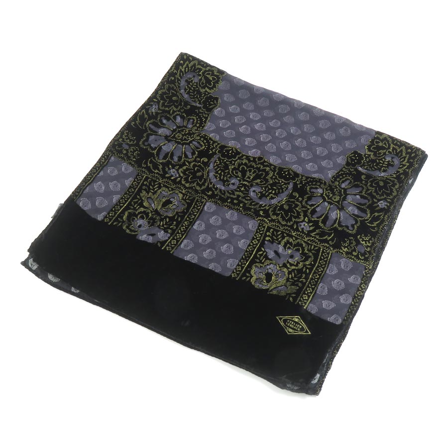 ヴェルサーチ VERSACE 袈裟 人絹/絹地 黒いこと系 レディース 貨物輸送無料【中古】 h31043a