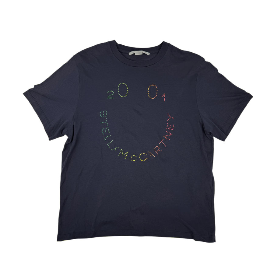 ステラマッカートニー　ブラック ロゴプリント Tシャツ　新品　未使用　タグ付 ステラマッカートニー ブラック ロゴプリント Tシャツ 新品 未