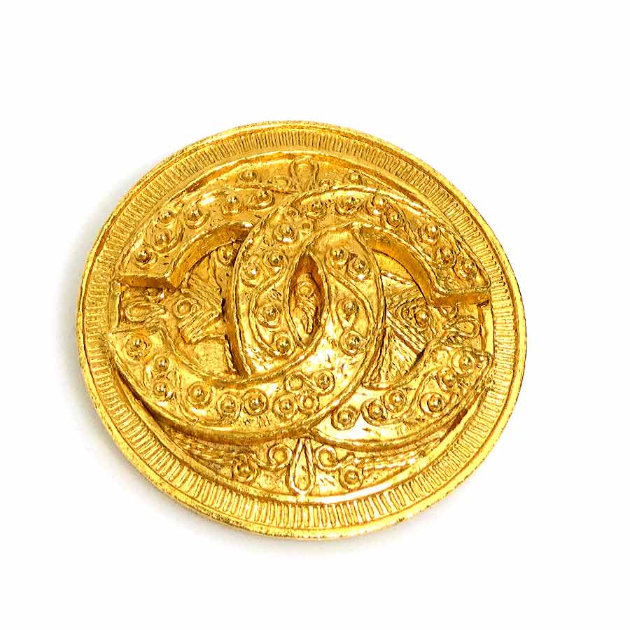 楽天市場】【CHANEL】シャネル ココマーク ブローチ メタル