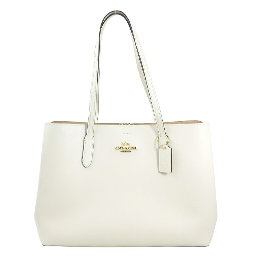コーチ職 COACH ショルダーバッグ なめし革 象牙色 レディース 貨物輸送無料【中古】 56036j