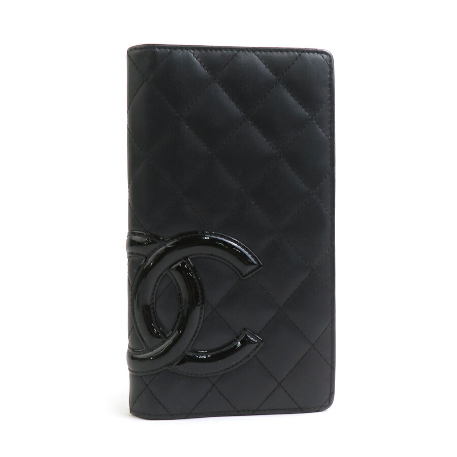 美品✨CHANELシャネル 長財布 カンボンライン ラムスキン 楽天市場】シャネル CHANEL 二つ折り長財布 カンボンライン
