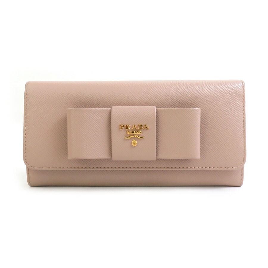 楽天市場】プラダ 財布 PRADA 二つ折り長財布 レディース ピンク