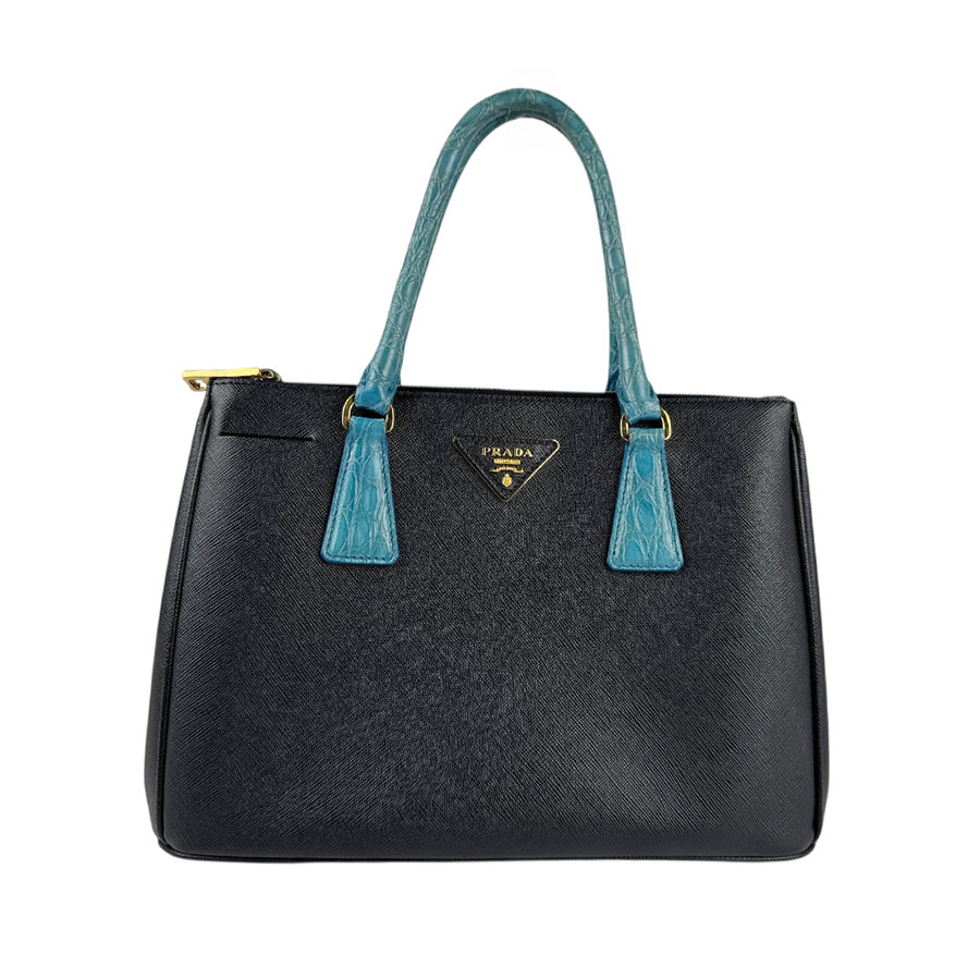 中古PRADA ビジネスバッグ クロコダイル風 z5042-1.jpg