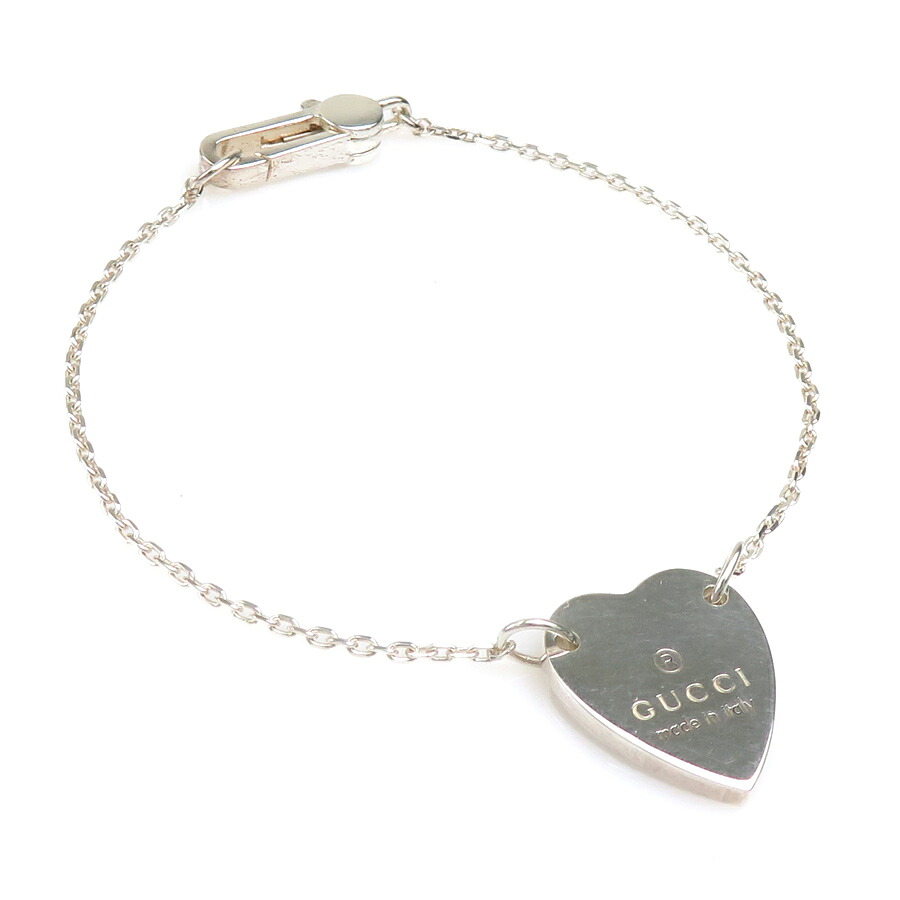 グッチ GUCCI ブレスレット シルバー925 シルバー レディース 送料無料【中古】 r10548a