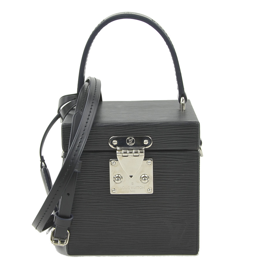 ルイ ヴィトン LOUIS VUITTON ショルダーバッグ バニティバッグ エピ ブリーカーボックス エピレザー ノワール レディース M52703 貨物輸送無料【中古】 90118i