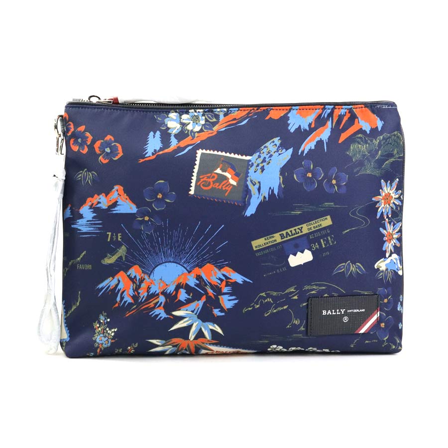 楽天市場】□新品□未使用□ BALLY バリー ナイロン×レザー 花柄 総柄